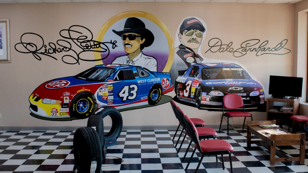 West Clinton Tire waiting room in Gray, GA